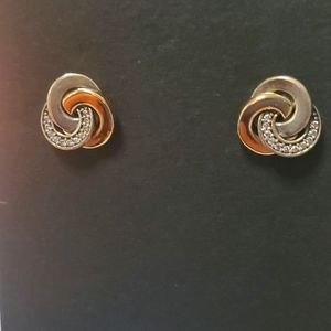 Pandora Interlinked Circle Stud Earrings